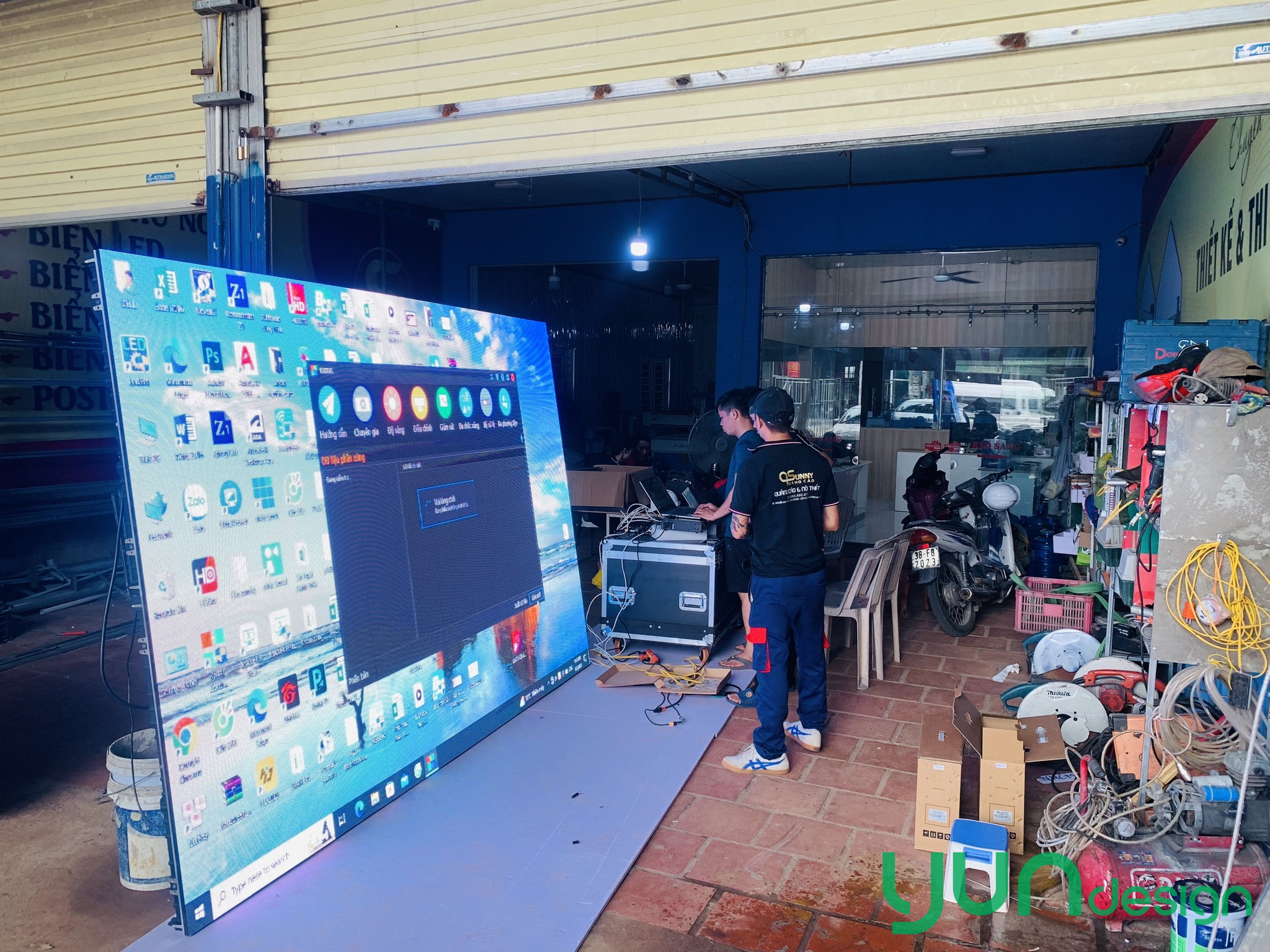 Làm bảng hiệu LED tại Vinh