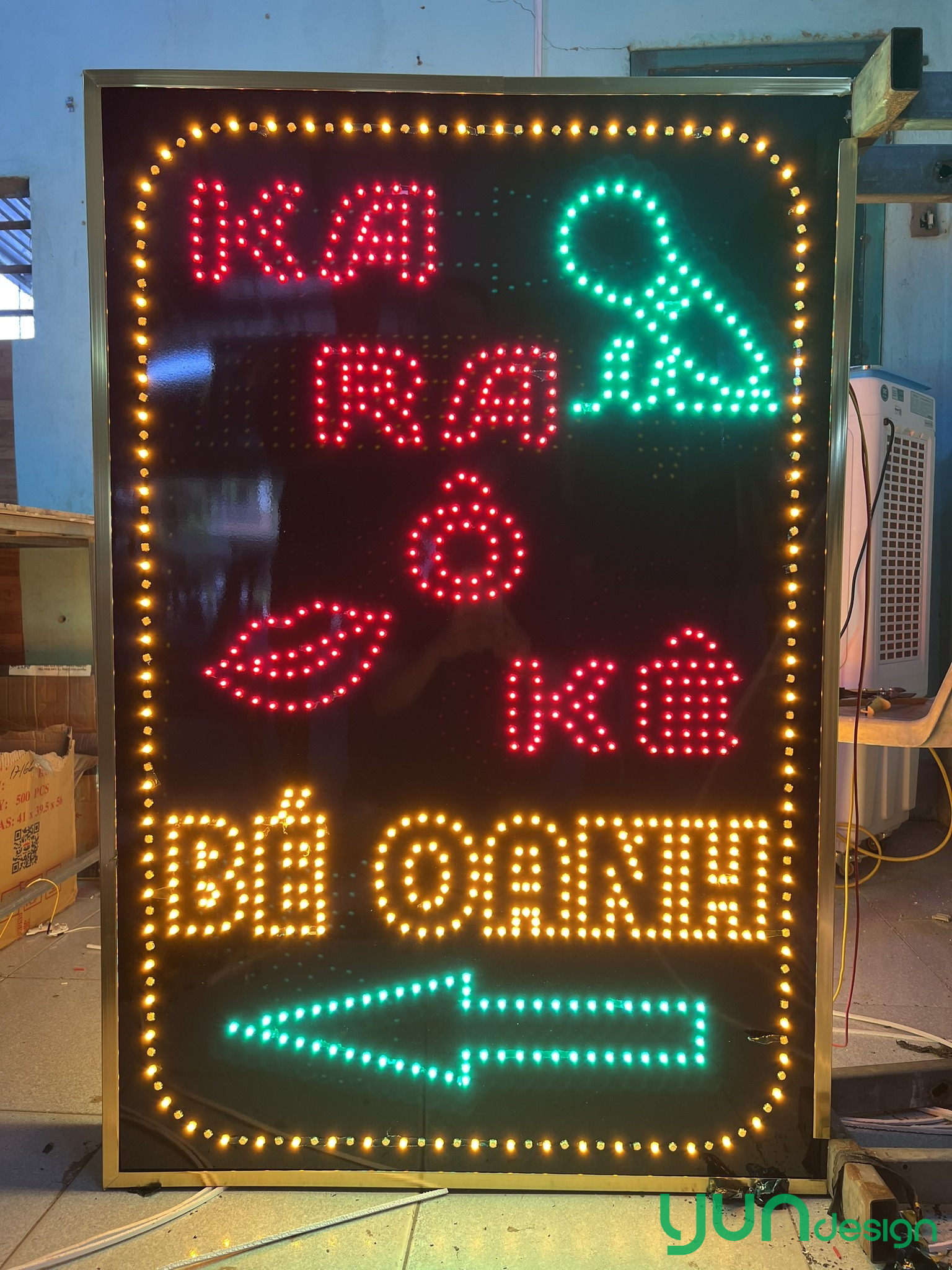 Làm bảng hiệu LED tại Vinh